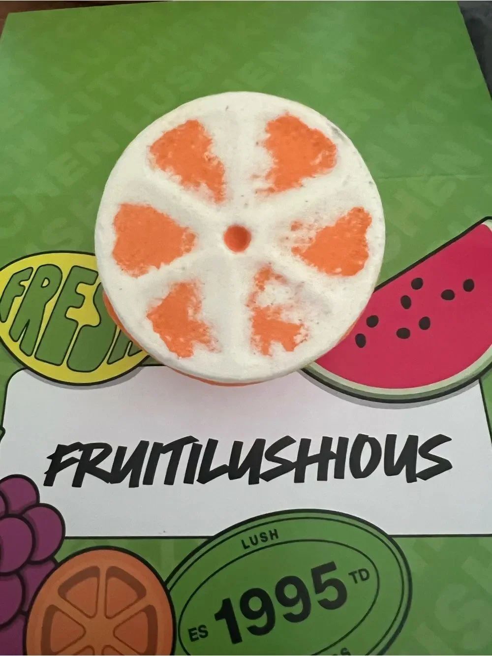 Lush Orange Burst Bath Bomb Kitchen Box Exclusive June 26